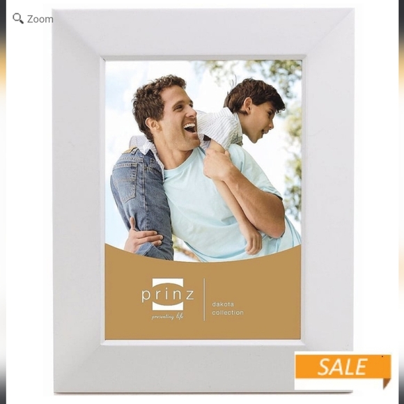 Prinz Dakota White Wood 8"x10" Photo Frame #213-581 New in Box - Picture 1 of 5